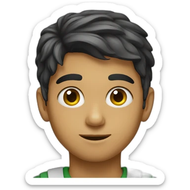 A Persian boy sticker