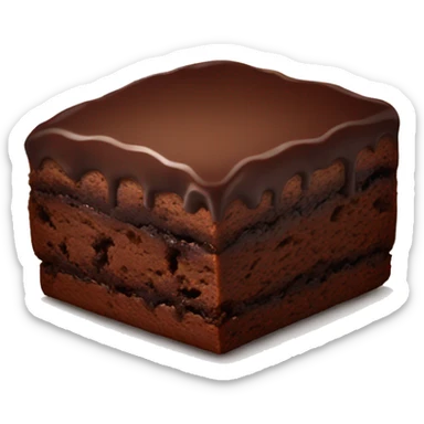 chocolate brownie  sticker