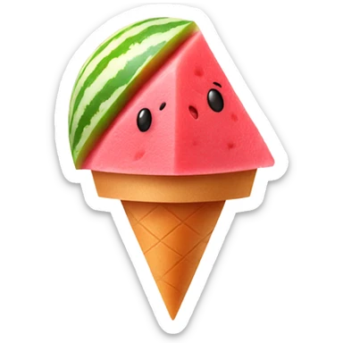 Watermelon sorbet sticker