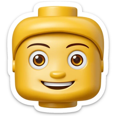 Lego Head sticker