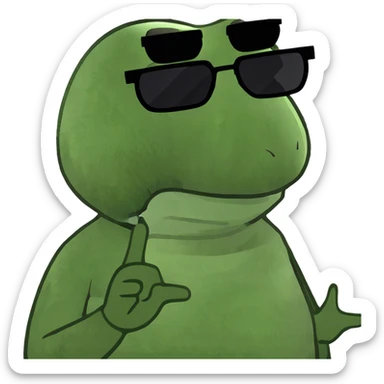 guy talking to no one  sticker