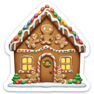 Gingerbread house  sticker