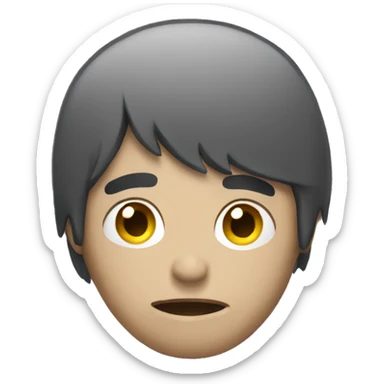 Lonely emo drunk guy sticker