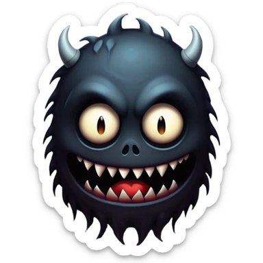monster of loneliness and agony sticker