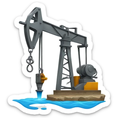 Water well drilling sticker