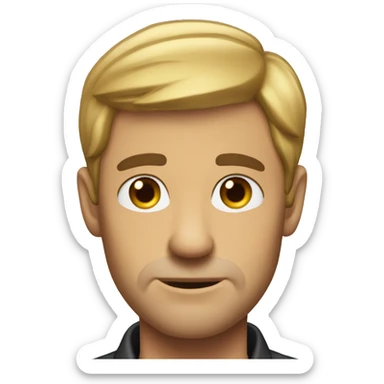 Handsome man who is not good at Tock  sticker