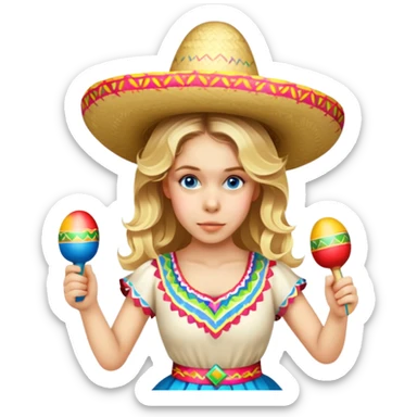 Meraca Musician sticker