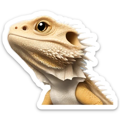 bearded dragon baby sticker