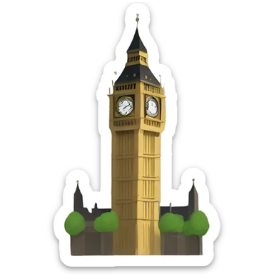 big ben sticker