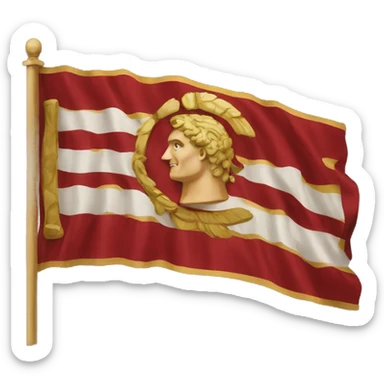 Roman empire flag  sticker
