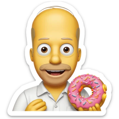 Homer simson sticker