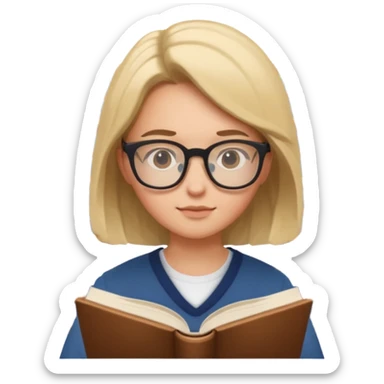 library lesson  sticker