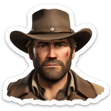 Arthur Morgan Red dead redemption 2 sticker