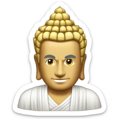 mitt romney as buddha sticker