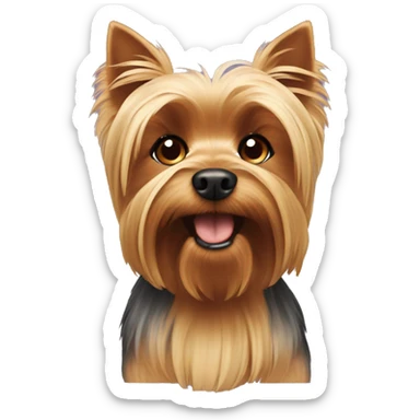 Yorkshire terrier dog sticker
