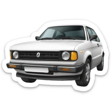 Auto deportivo sticker