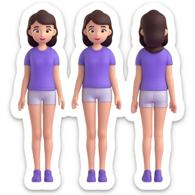 girl model TV star sticker