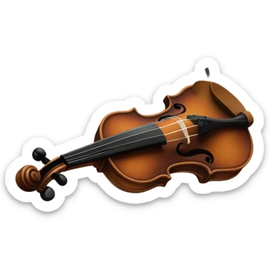Bridgerton Inspired Emoji : A Violin – Capturing the classical music and strings of the orchestras at grand balls. sticker