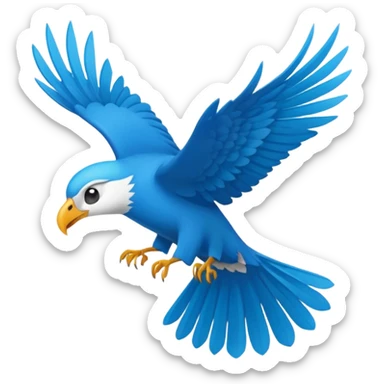 DOĞU TÜRKİSTAN BAYRAĞI (İNSANSIZ) AY VE YILDIZ MAVİ BAYRAK sticker