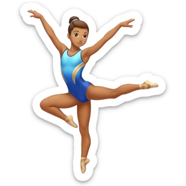 gymnast sticker