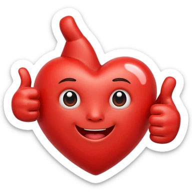 ❤️+ 👍  sticker