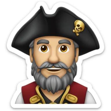 Vasco da Gama pirate sticker