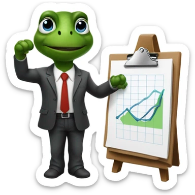 Turtle marketing director  sticker