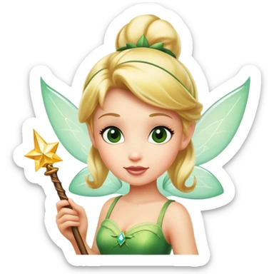 Tinkerbelle with wand  sticker