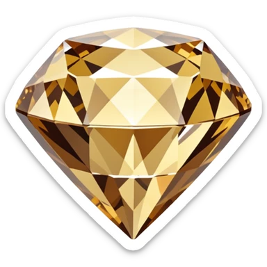 beige 56-carat diamond sticker