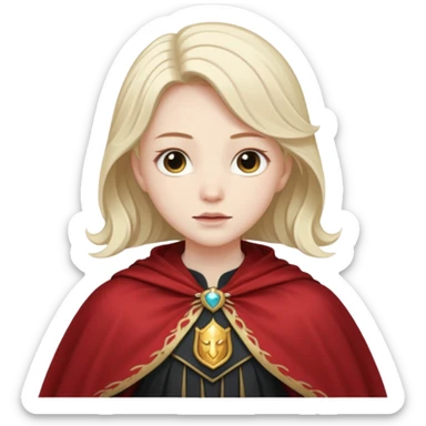 Hauru in his flowing cape sticker