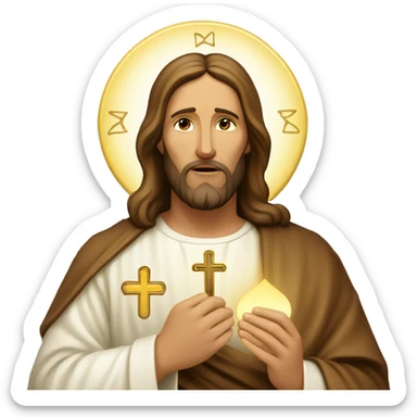 Catholic jesus prayer card   sticker