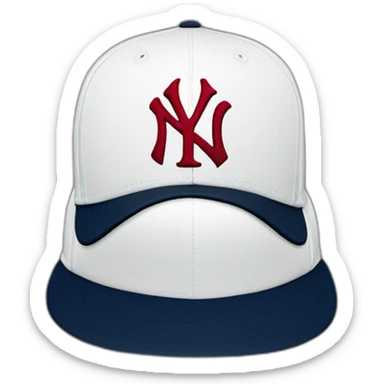 New York Yankees fitted hat sticker