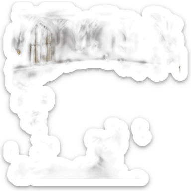 hogwarts classroom of dark magic sticker