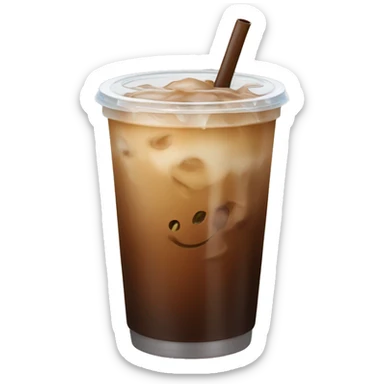 Iced coffee sticker