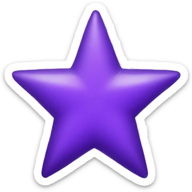purple star sticker
