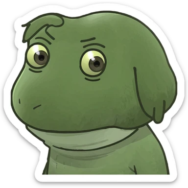 Muddy wear a bob  sticker