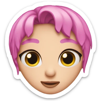 Heart eyes with heartbreak sticker