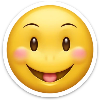 Smiley sending you a kiss sticker