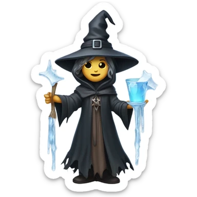 Colder than a witches titty sticker