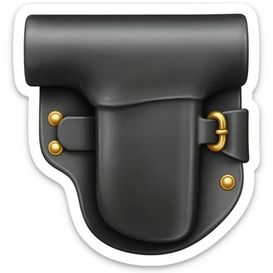 revolver holster sticker