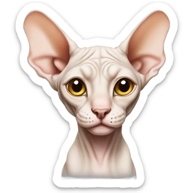 Sphynx cat sticker