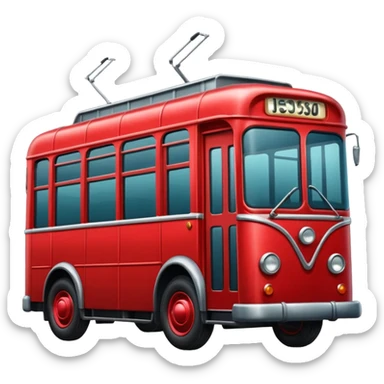 trolleybus sticker