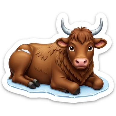 FROZEN CATTLE sticker