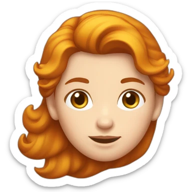 Une fille rousse fais de la pôle dance sticker