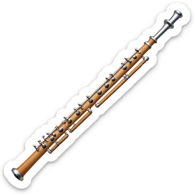 flute traverso sticker