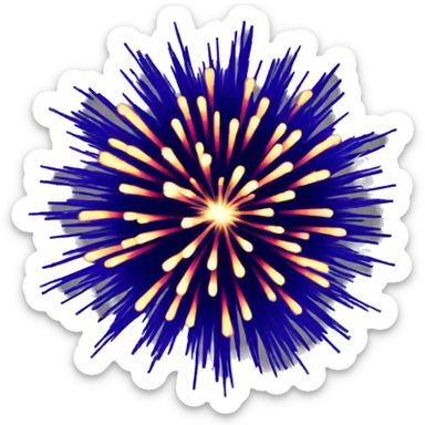 fireworks sticker
