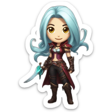 Katarina league of legends sticker