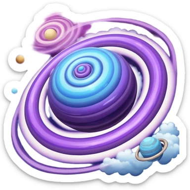 Ringed Planet sticker