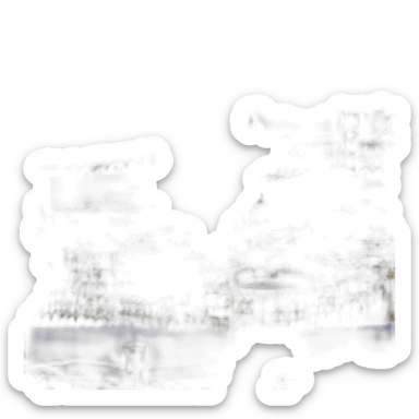 panorama of Florence colored purple sticker