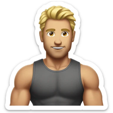 gym bro sticker